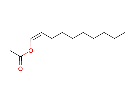 Molecular Structure of 17574-91-3 (1-Decen-1-ol, acetate, (Z)-)