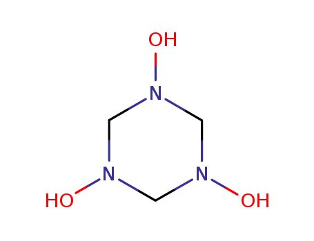 Molecular Structure of 3756-02-3 (1,3,5-Triazine, hexahydro-1,3,5-trihydroxy-)