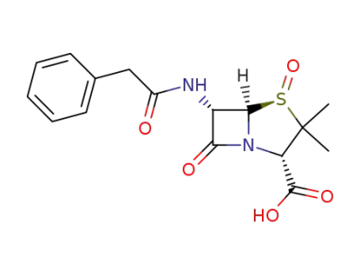 (2S,5β)-3,3-ジメチル-7-オキソ-6β-(フェニルアセチルアミノ)-4-チア-1-アザビシクロ[3.2.0]ヘプタン-2β-カルボン酸4-オキシド