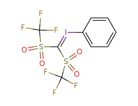 Molecular Structure of 132273-36-0 (phenyliodonium bis(trifluoromethylsulfonyl)methylide)