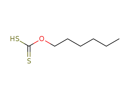 Molecular Structure of 6791-11-3 (Carbonodithioic acid,O-hexyl ester )