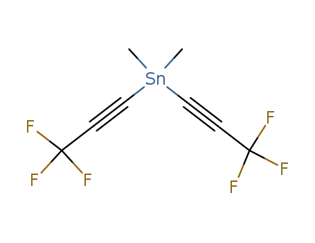 Dimethylbis(3,3,3-trifluoroprop-1-yn-1-yl)stannane