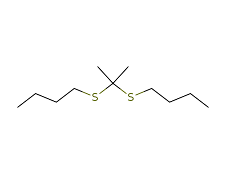 Molecular Structure of 6497-29-6 (2,2-bis-butylsulfanyl-propane)