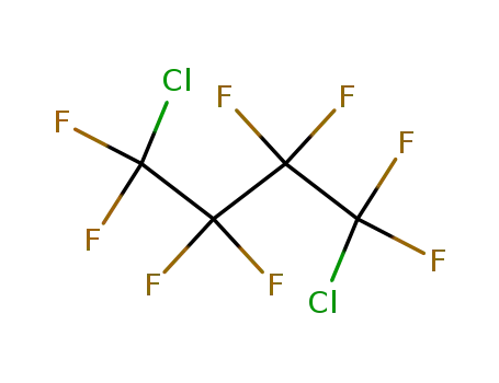 Molecular Structure of 355-24-8 (1,4-DICHLOROOCTAFLUOROBUTANE)