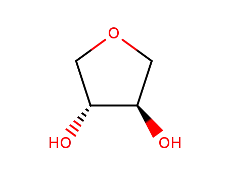 Molecular Structure of 473-85-8 ((R,R)-3,4-Dihydroxytetrahydrofuran)