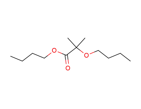 Molecular Structure of 188897-40-7 (Propanoic acid, 2-butoxy-2-methyl-, butyl ester)