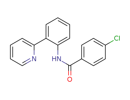 4-chloro-N-[2-(pyridin-2-yl)phenyl]benzamide