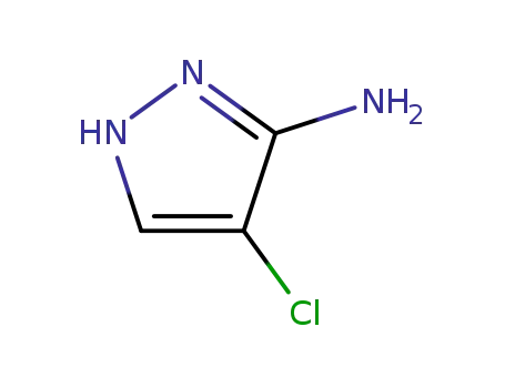 Molecular Structure of 54301-34-7 (4-Chloro-1H-pyrazol-3-amine)