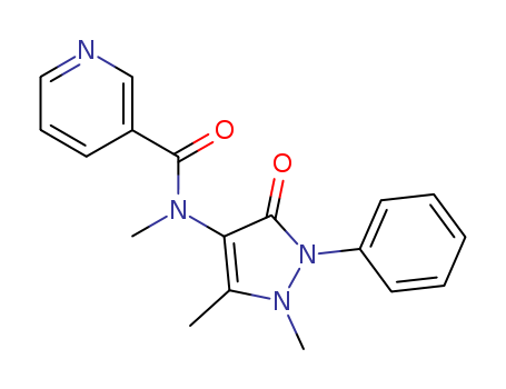 3-Pyridinecarboxamide,N-(2,3-dihydro-1,5-dimethyl-3-oxo-2-phenyl-1H-pyrazol-4-yl)-N-methyl-