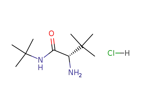 Molecular Structure of 126402-95-7 (L-tert-leucine tert-butylamide hydrochloride)