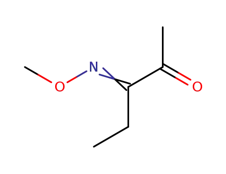 Molecular Structure of 138888-70-7 (2,3-Pentanedione, 3-(O-methyloxime) (9CI))