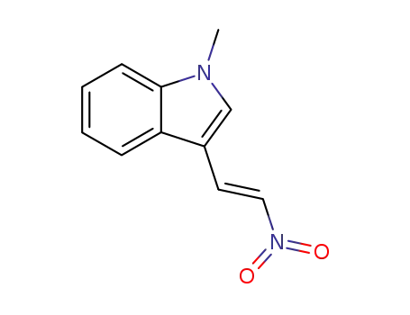 Molecular Structure of 122631-39-4 (1H-Indole, 1-methyl-3-[(1E)-2-nitroethenyl]-)