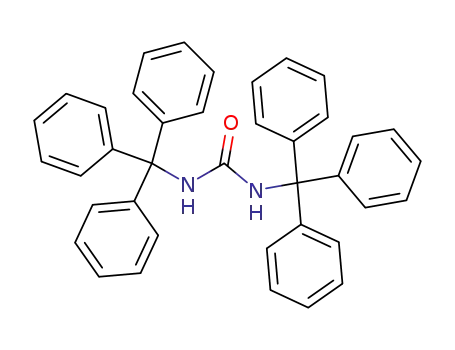 Molecular Structure of 14078-30-9 (Urea, N,N'-bis(triphenylmethyl)-)