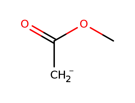 Molecular Structure of 64723-96-2 (acetic acid methyl ester; deprotonated form)