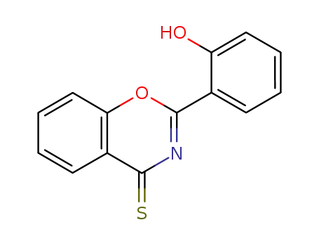 Molecular Structure of 79576-70-8 (2-(2-Hydroxyphenyl)-1,3-benzoxazin-4-thion)