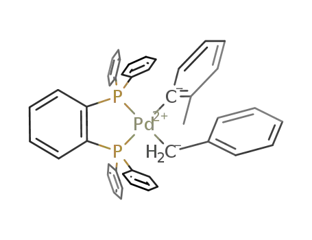 benzyl(o-tolyl)(1,2-bis(diphenylphosphino)benzene)palladium*(tetrahydrofuran)