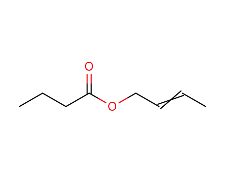 Molecular Structure of 20279-26-9 ((2E)-2-Butenyl butyrate)