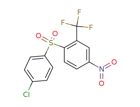 Molecular Structure of 150690-61-2 (4-chloro-4'-nitro-2'-trifluoromethyldiphenyl sulphone)
