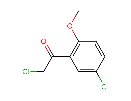 Ethanone, 2-chloro-1-(5-chloro-2-methoxyphenyl)- (9CI)