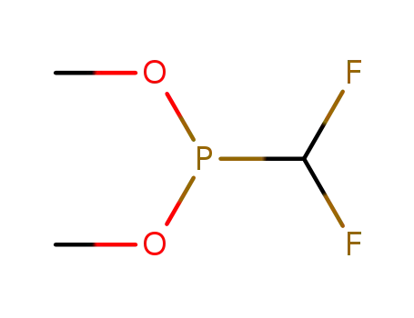 Molecular Structure of 4669-85-6 (Difluormethyl-phosphonigsaeure-dimethylester)