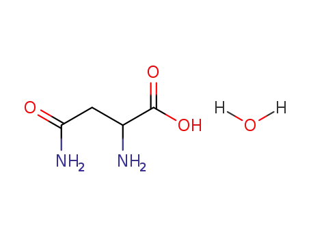 Molecular Structure of 69833-18-7 (DL-Asparagine hydrate)