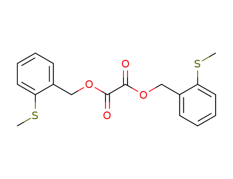 Molecular Structure of 345937-14-6 (bis-<2-(methylthio)benzyl> oxalate)
