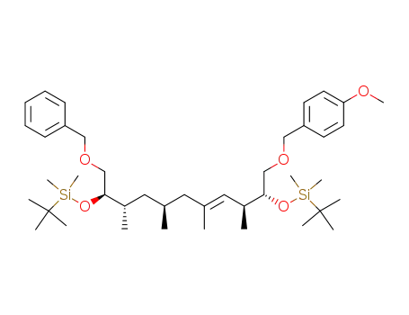 3S,5,7S,9S-tetramethyl-11-benzyloxy-1-paramethoxybenzyloxy-2R,10R-bis-(tert-butyldimethylsiloxy)-4E-undecene