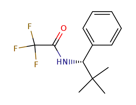 N-[(1R)-2,2-dimethyl-1-phenylpropyl]-2,2,2-trifluoroacetamide
