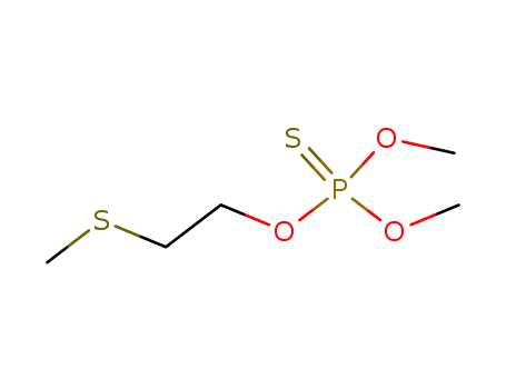 Phosphorothioic acid,O,O-dimethyl O-[2-(methylthio)ethyl] ester