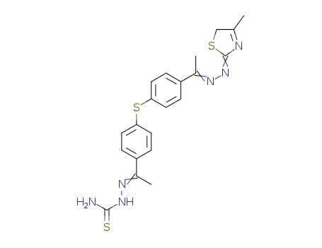 Molecular Structure of 745076-33-9 (C<sub>21</sub>H<sub>22</sub>N<sub>6</sub>S<sub>3</sub>)