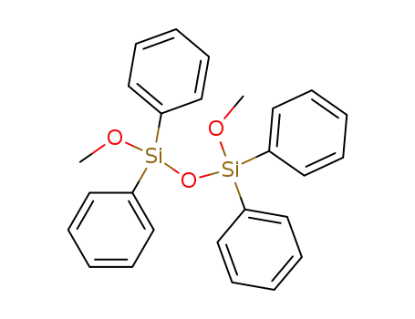 Molecular Structure of 94593-08-5 (1,1,3,3, TETRAPHENYL DIMETHOXY DISILOXANE)