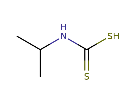 Molecular Structure of 22292-08-6 (N-(Isopropyl)dithiocarbamic acid)