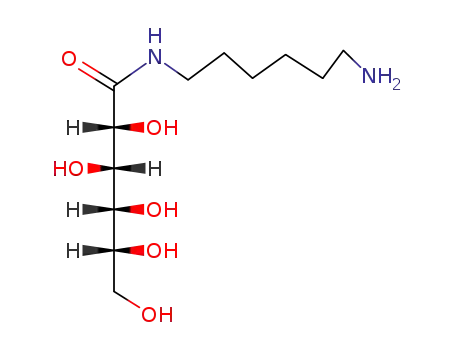 Molecular Structure of 69489-85-6 (N-(6-aminohexyl)-D-gluconamide)