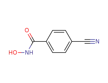 Molecular Structure of 37842-92-5 (Benzamide, 4-cyano-N-hydroxy- (9CI))