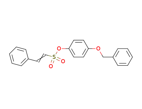 4-(Benzyloxy)phenyl 2-phenylethenesulfonate