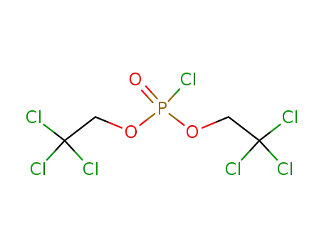 Molecular Structure of 17672-53-6 (BIS(2,2,2-TRICHLOROETHYL) PHOSPHOROCHLORIDATE)