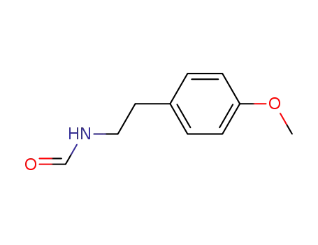 Molecular Structure of 56100-69-7 (N-[2-(4-methoxyphenyl)ethyl]formamide)