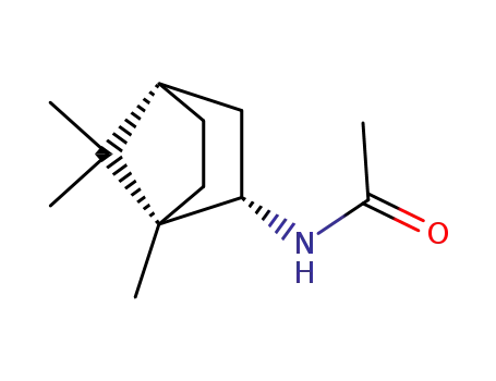 Molecular Structure of 91690-03-8 (N-(2-exo-1,7,7-trimethylbicyclo<2.2.1>heptyl)acetamide)