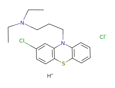 Molecular Structure of 4611-02-3 (Chlorproethazine)