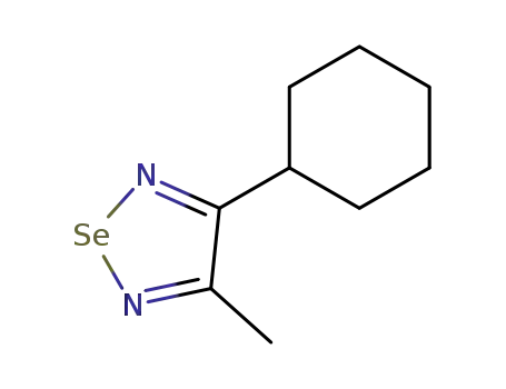 Molecular Structure of 112633-33-7 (3-cyclohexyl-4-methyl-1,2,5-selenadiazole)