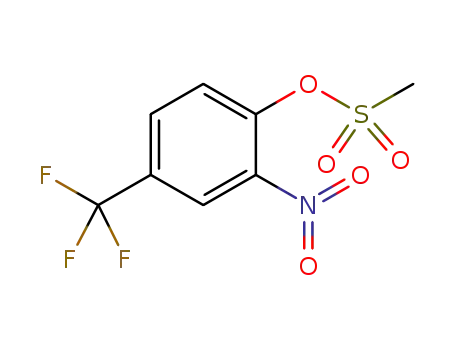Phenol, 2-nitro-4-(trifluoromethyl)-, methanesulfonate (ester)
