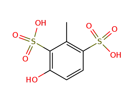 4-Hydroxy-2-methyl-benzene-1,3-disulfonic acid