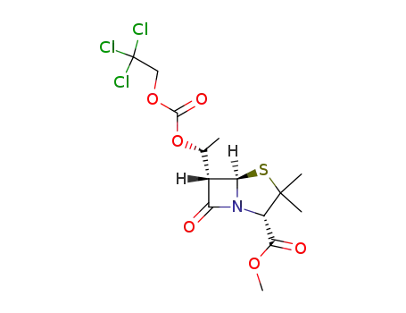 methyl (2S,5R,6S)-3,3-dimethyl-7-oxo-6-[(1R)-1-(2,2,2-trichloroethoxycarbonyloxy)ethyl]-4-thia-1-azabicyclo[3.2.0]heptane-2-carboxylate