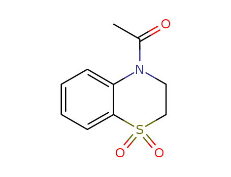 1-(1,1-dioxido-2,3-dihydro-4H-1,4-benzothiazin-4-yl)ethanone
