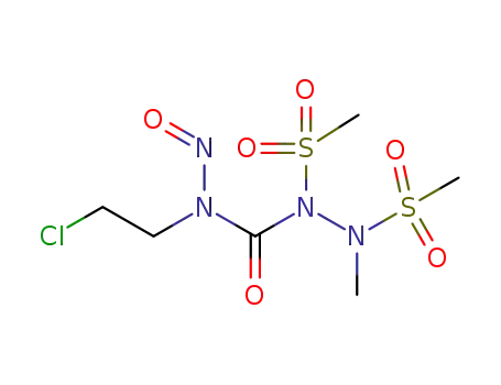 N-(2-chloroethyl)-2-methyl-1,2-bis(methylsulfonyl)-N-nitrosohydrazinecarboxamide