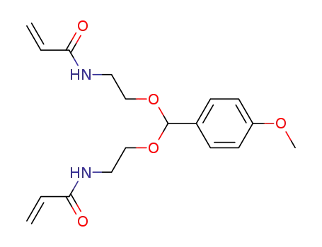 <i>N</i>-{2-[(2-acryloylamino-ethoxy)-(4-methoxy-phenyl)-methoxy]-ethyl}-acrylamide