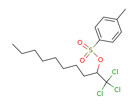 Molecular Structure of 263904-18-3 (1,1,1-trichloro-2-decanol 4-methylbenzenesulfonate)