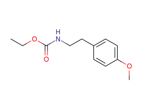 Molecular Structure of 136390-01-7 (ethyl [2-(4-methoxyphenyl)ethyl]carbamate)