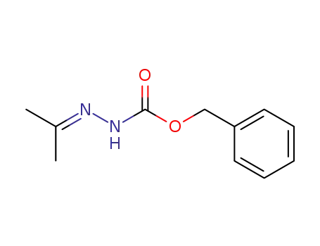 Molecular Structure of 3057-26-9 (2-(propan-2-yliden)hydrazinecarboxylic acid benzyl ester)