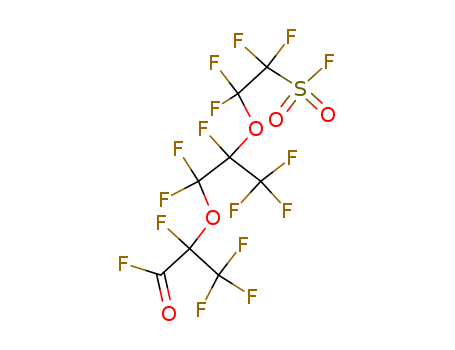 Propanoyl fluoride, 2,3,3,3-tetrafluoro-2-(1,1,2,3,3,3-hexafluoro-2-(1,1,2,2-tetrafluoro-2-(fluorosulfonyl)ethoxy)propoxy)- 4089-58-1